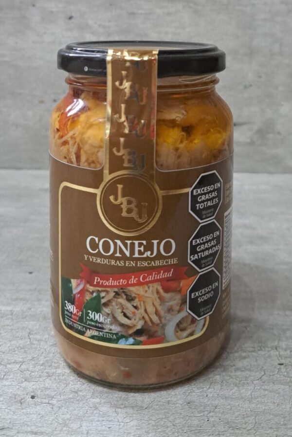 Escabeche de conejo o vizcacha